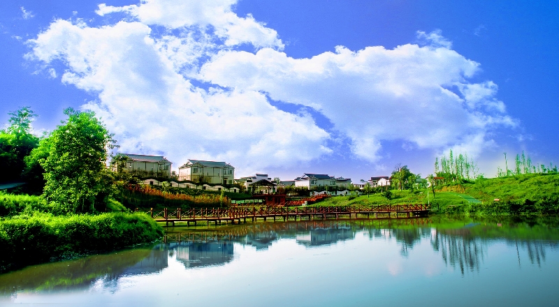 广安市武胜县高洞村感受诗画田园之美